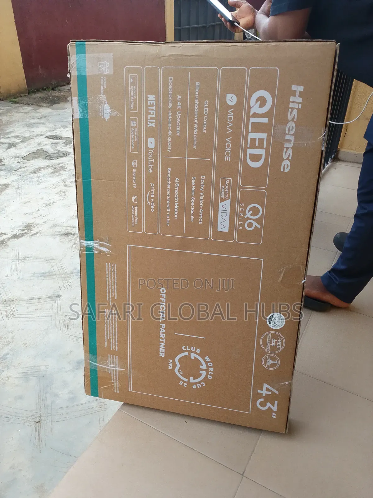 Hisense 43inch Smart Frameless Android Television
