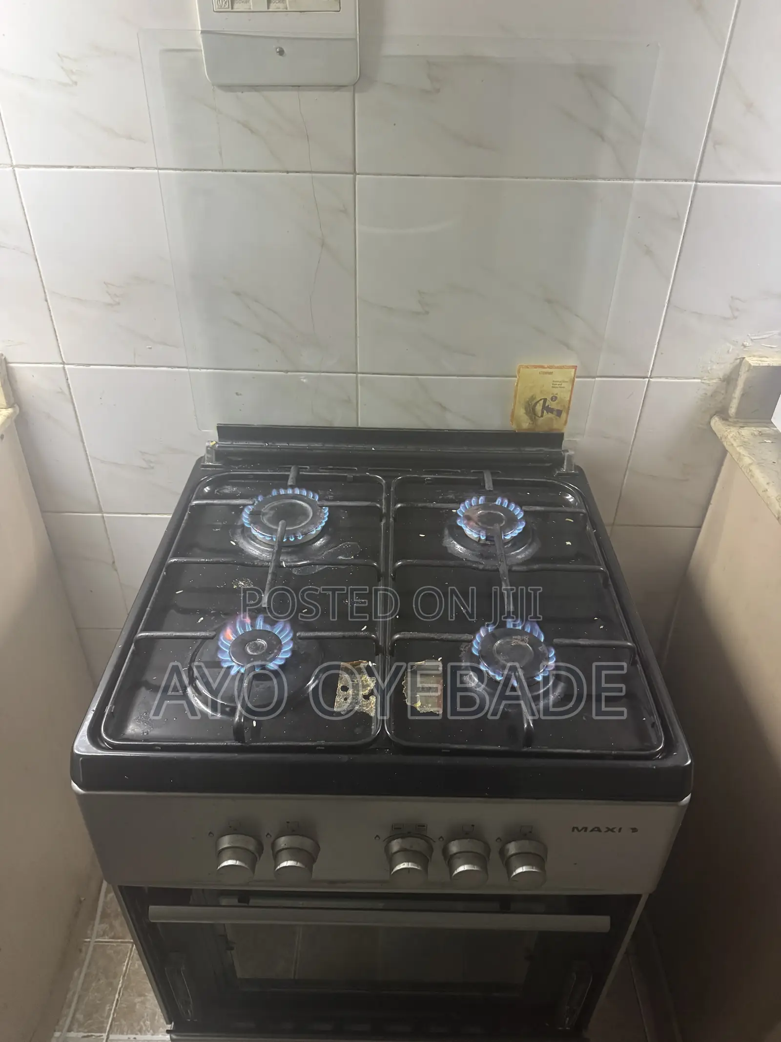 4 Burner Maxi Cooking Gas