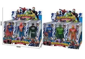 12 in 1 Super Hero Series Plastic Action Figure Sets