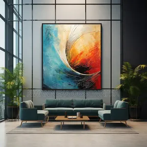 Modern Abstract Canvas Art Print