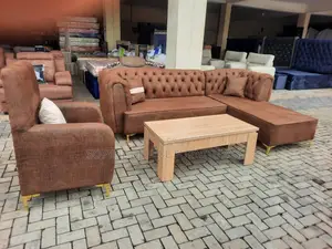 Original Brown Sofa Set of Chair