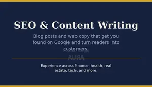 Content Writing & SEO Blog Post Writer