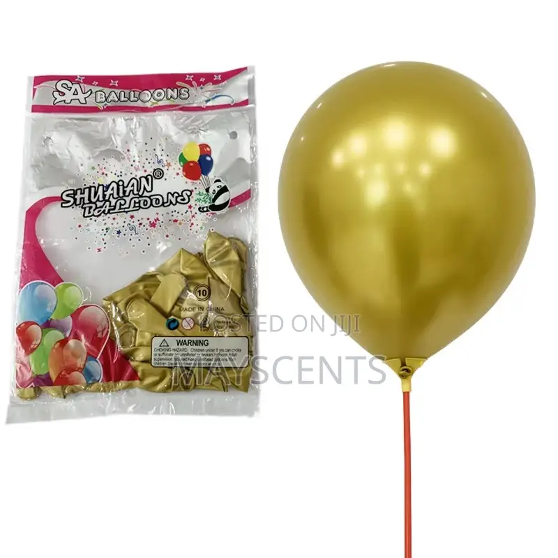 12" Chrome Balloons – 50pcs Pack | Wholesale