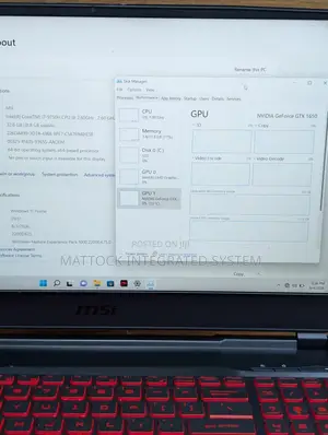 Laptop MSI GP65 Leopard 32GB Intel Core i7 SSD 512GB