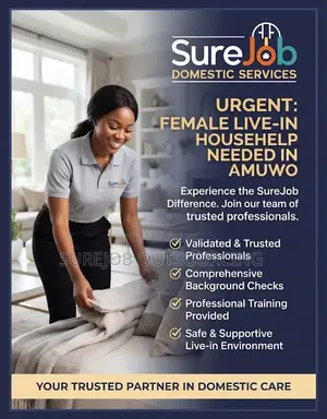 Urgent: Female Live-in Househelp Needed in Amuwo