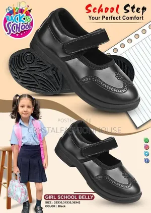 Basic School Shoe for  Girl Sizes 25 to 42