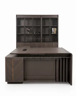 Set of Office Table and Cabinet