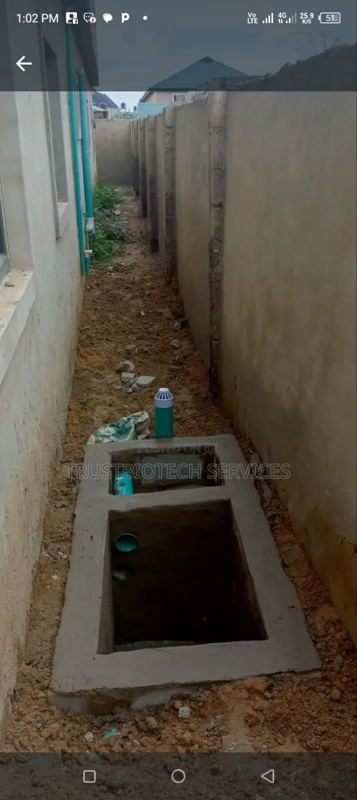 Bio Digester Soakaway Toilet System