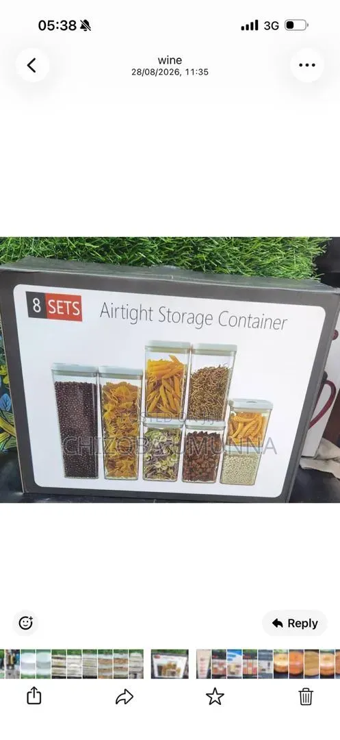 Food Storage Container by 8pcs