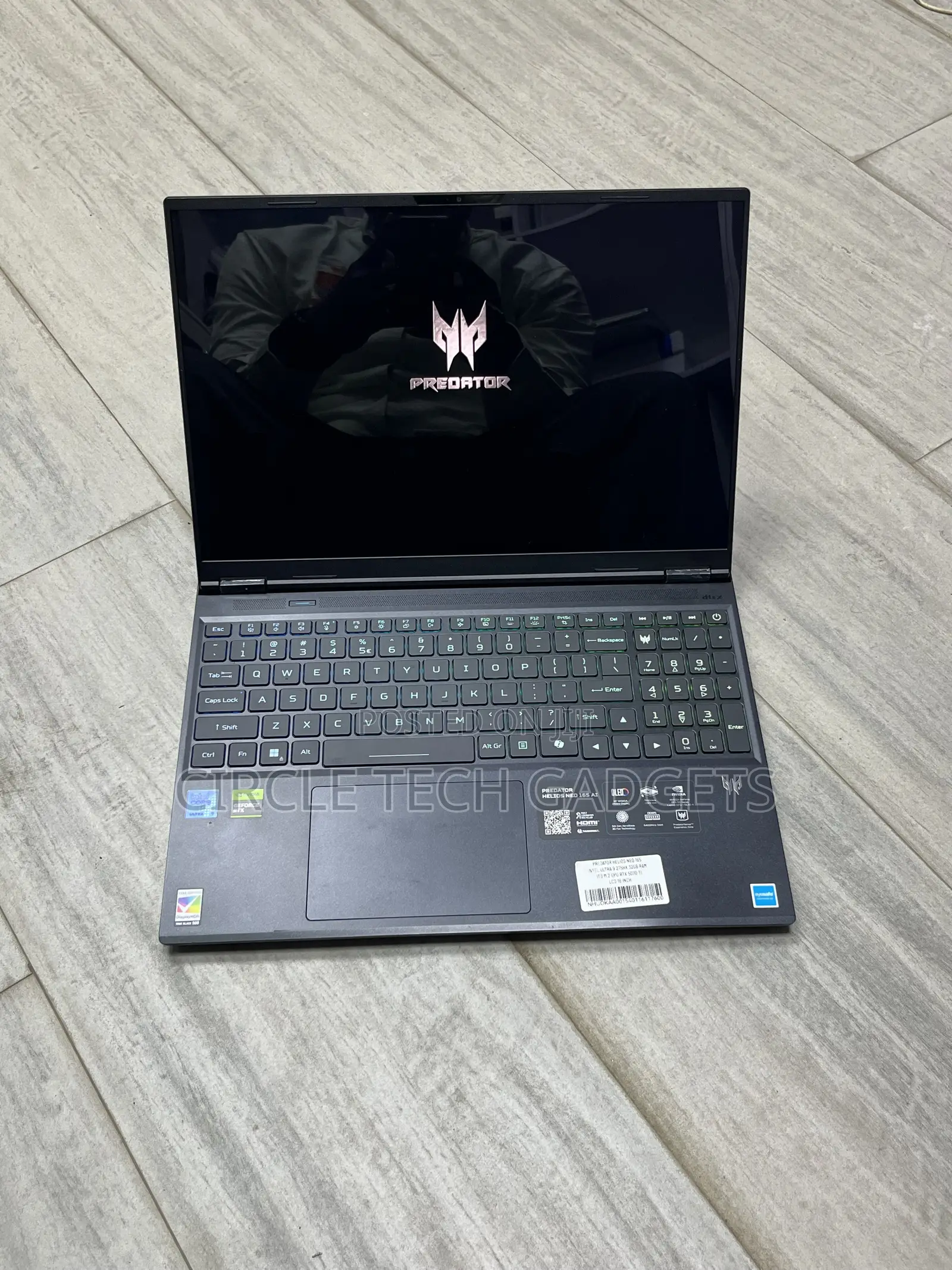 Laptop Acer Predator Helios Neo 16 AI 32GB Intel Core Ultra 9 SSD 1T