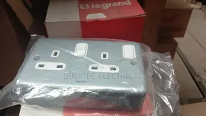 Legrand 13A Double Metal Clad Socket – Rugged Heavy Duty