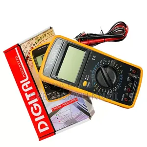 Digital Multimeter Professional AC DC Manual Range Voltage Meter Amp