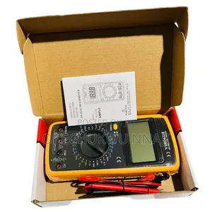 Digital Multimeter Professional AC DC Manual Range Voltage Meter Amp