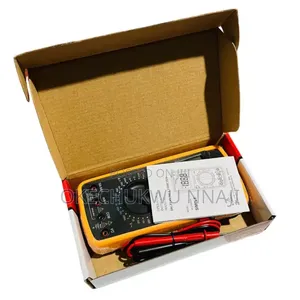 Digital Multimeter Professional AC DC Manual Range Voltage Meter Amp