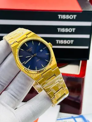Tissot Quality Luxury Men Chain Strap Wristwatch