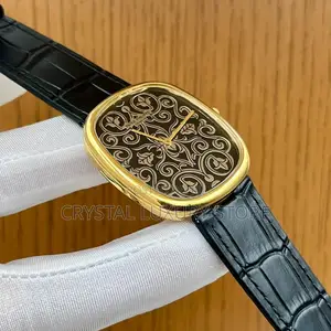 Patek Philippe Quality Luxury Men Genuine Leather Wristwatch