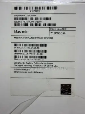 New Desktop Computer Apple Mac Mini 16GB Apple M1 SSD 2T
