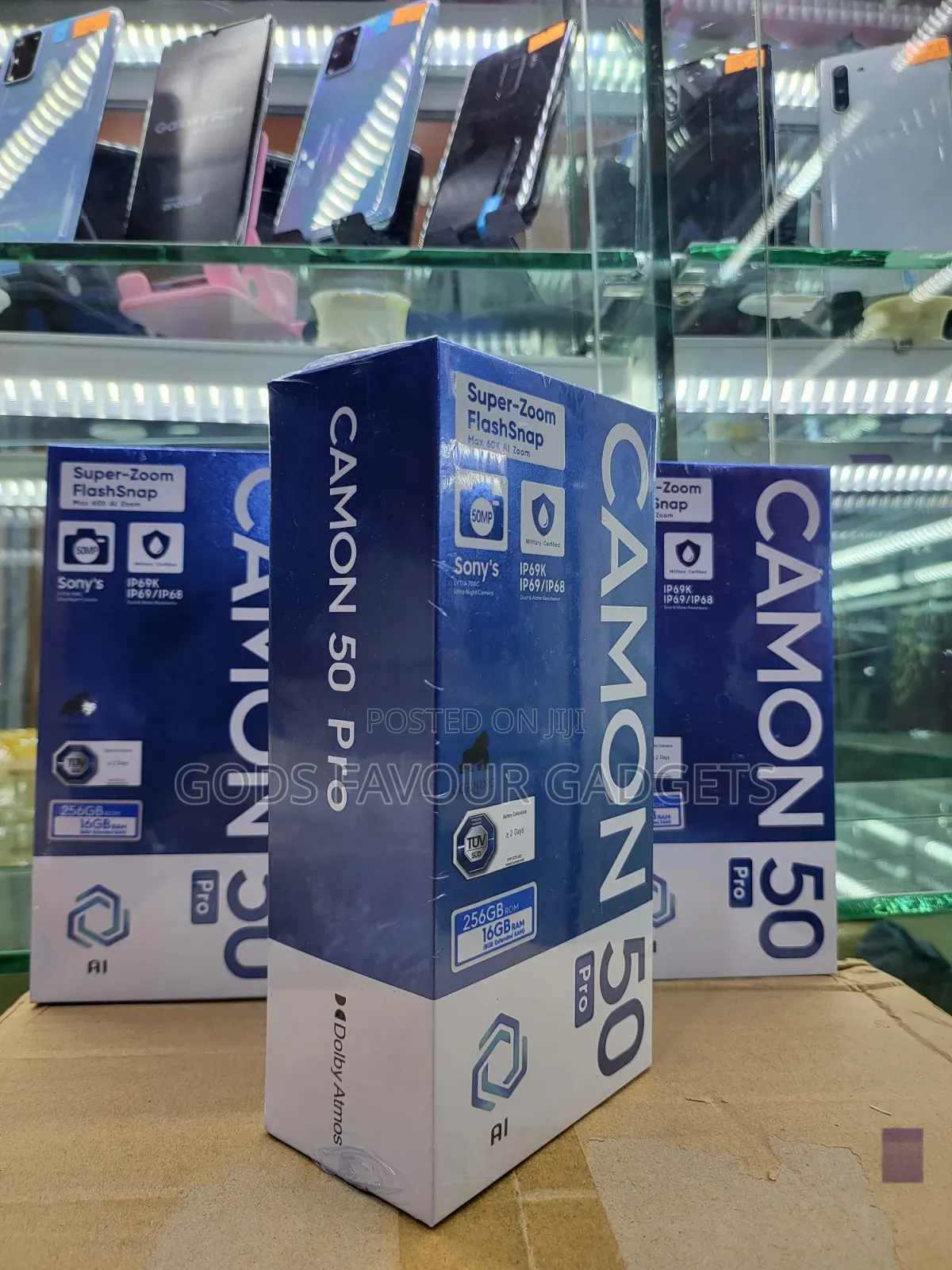 New Tecno Camon 50 Pro 256 GB Black