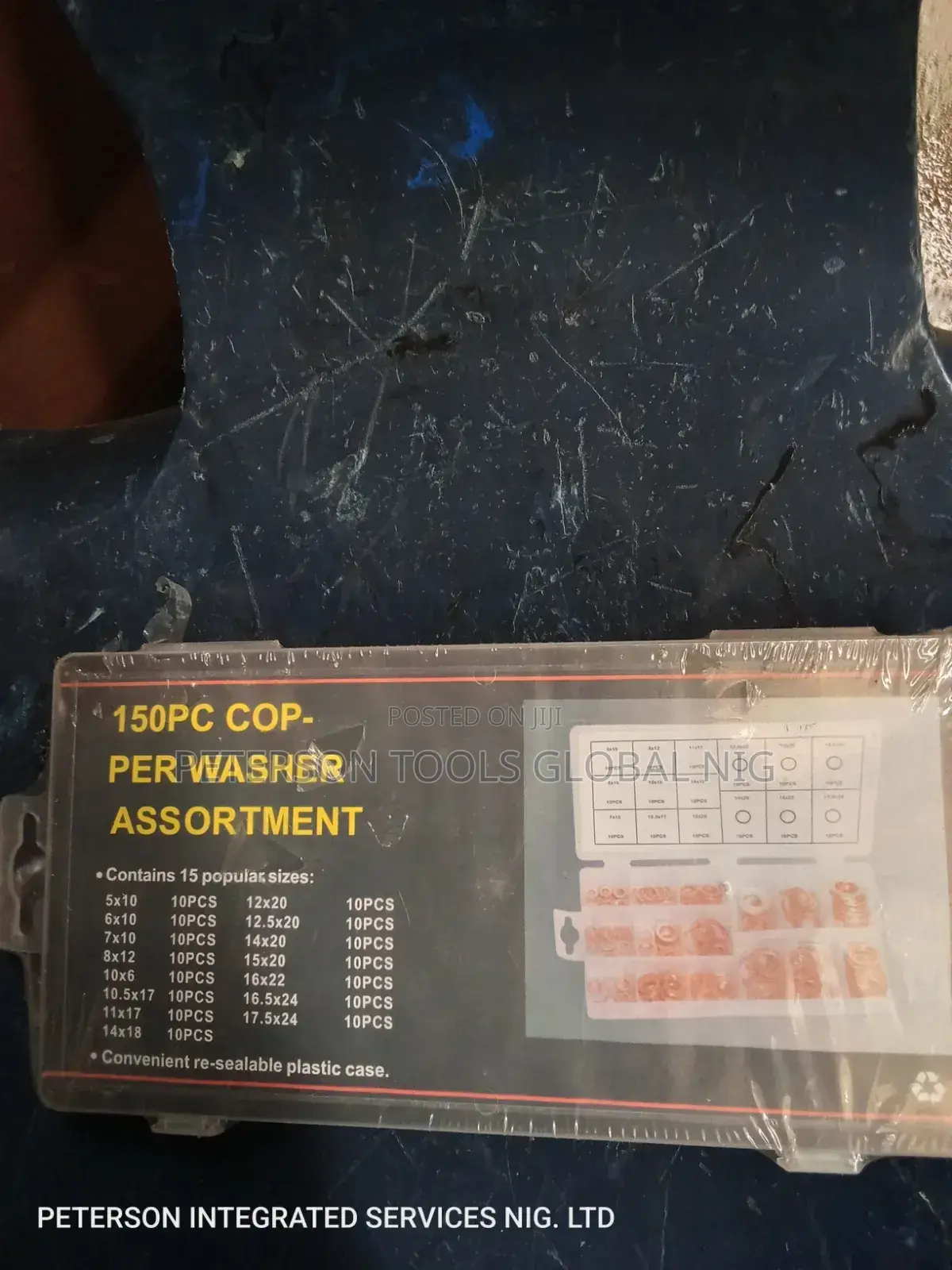 Copper Washer Assortment 150pc