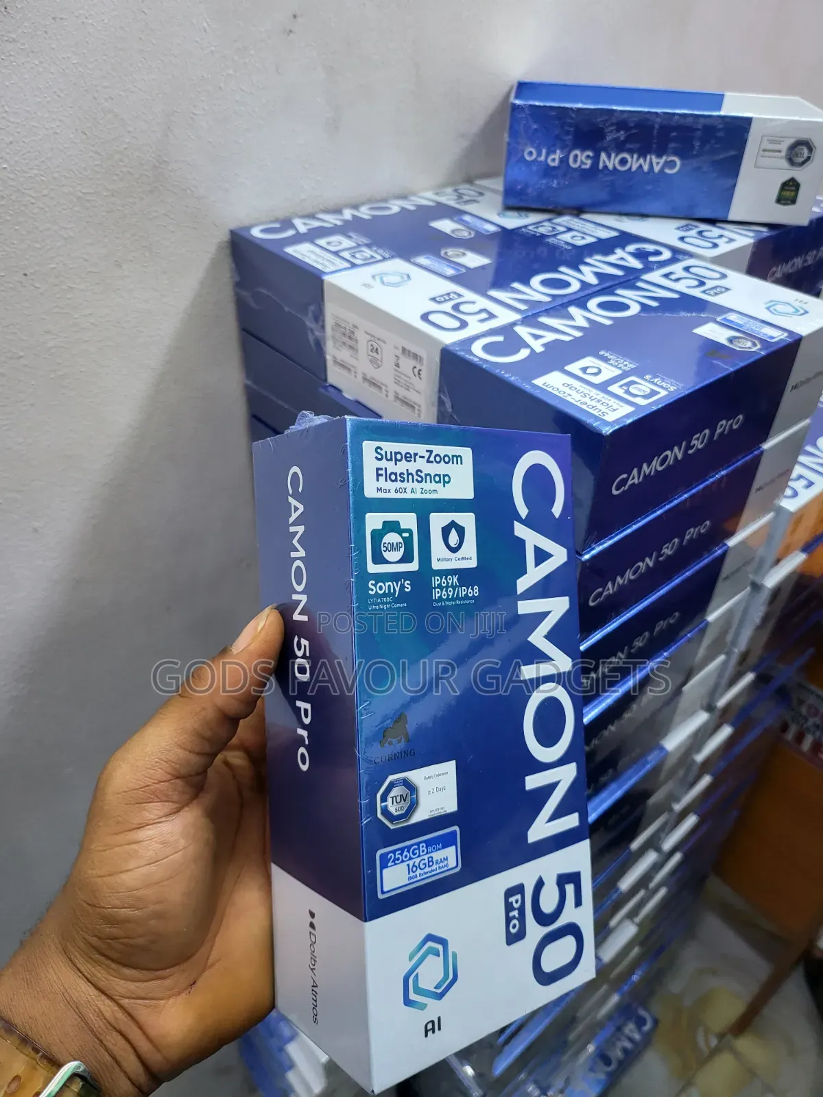 New Tecno Camon 50 Pro 256 GB Black