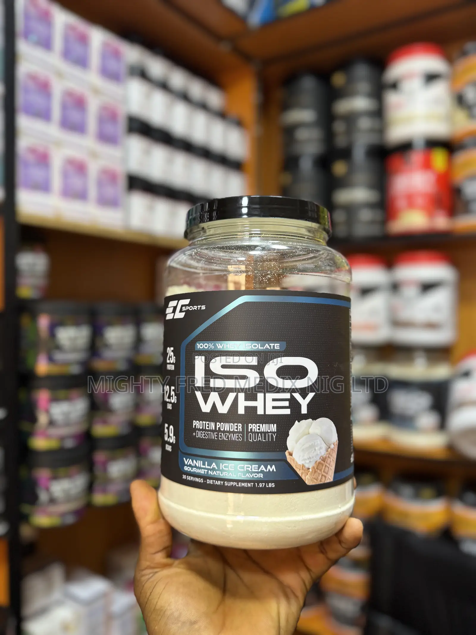 Earth Creation Whey Protein Isolate Powder