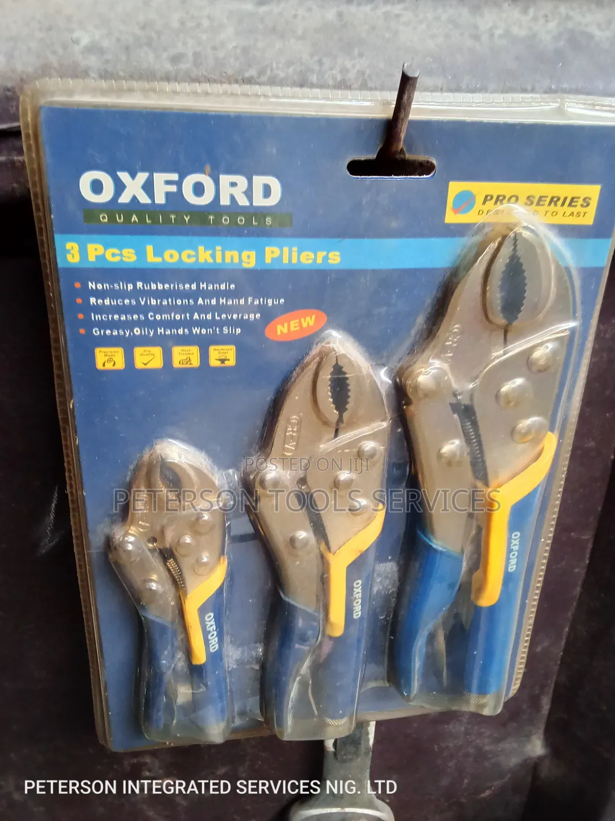 3 PC Locking Plier / Gripping Plier Set