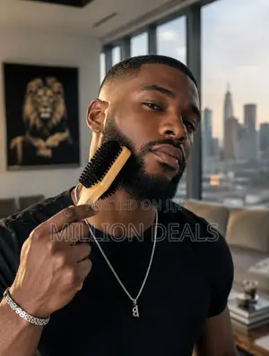 Cool Classic Double Sided Wooden Hair/Beard Brush