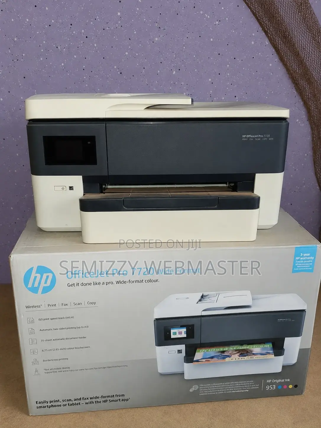 HP OfficeJet Pro 7720 Wide Format