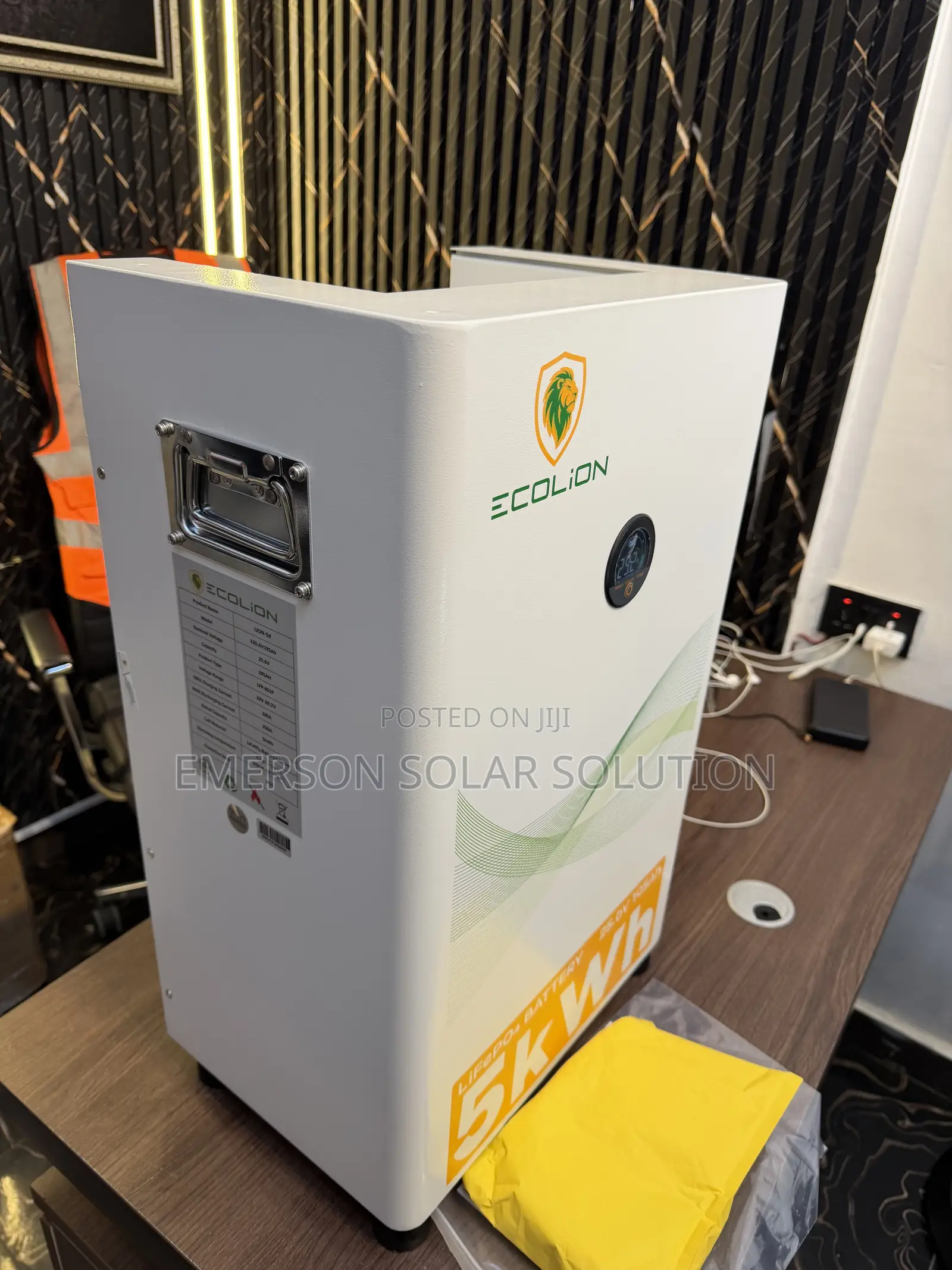 Ecolion 5kWh 24V Reliable Lithium Battery