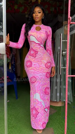 Luxury Beaded Mesh Dress for Women