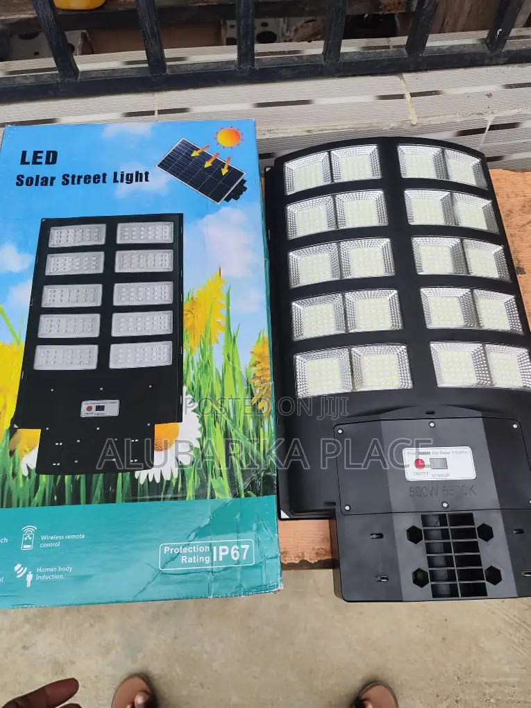 500w Solar LED Street Light | Outdoor Security & Compound Lighting