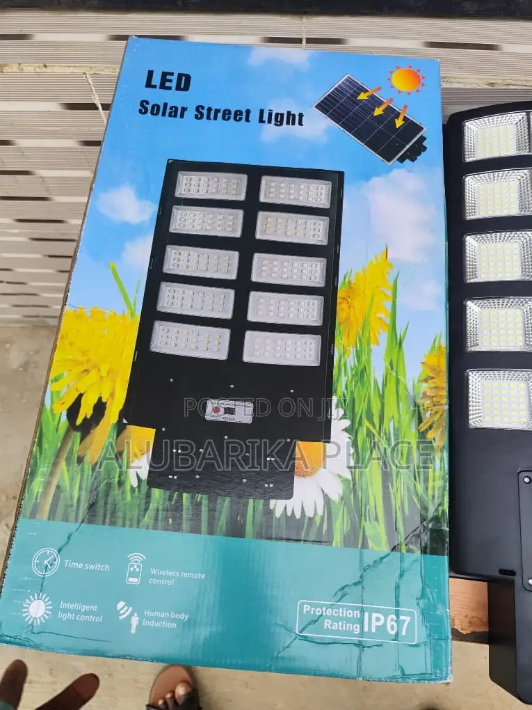 500w Solar LED Street Light | Outdoor Security & Compound Lighting