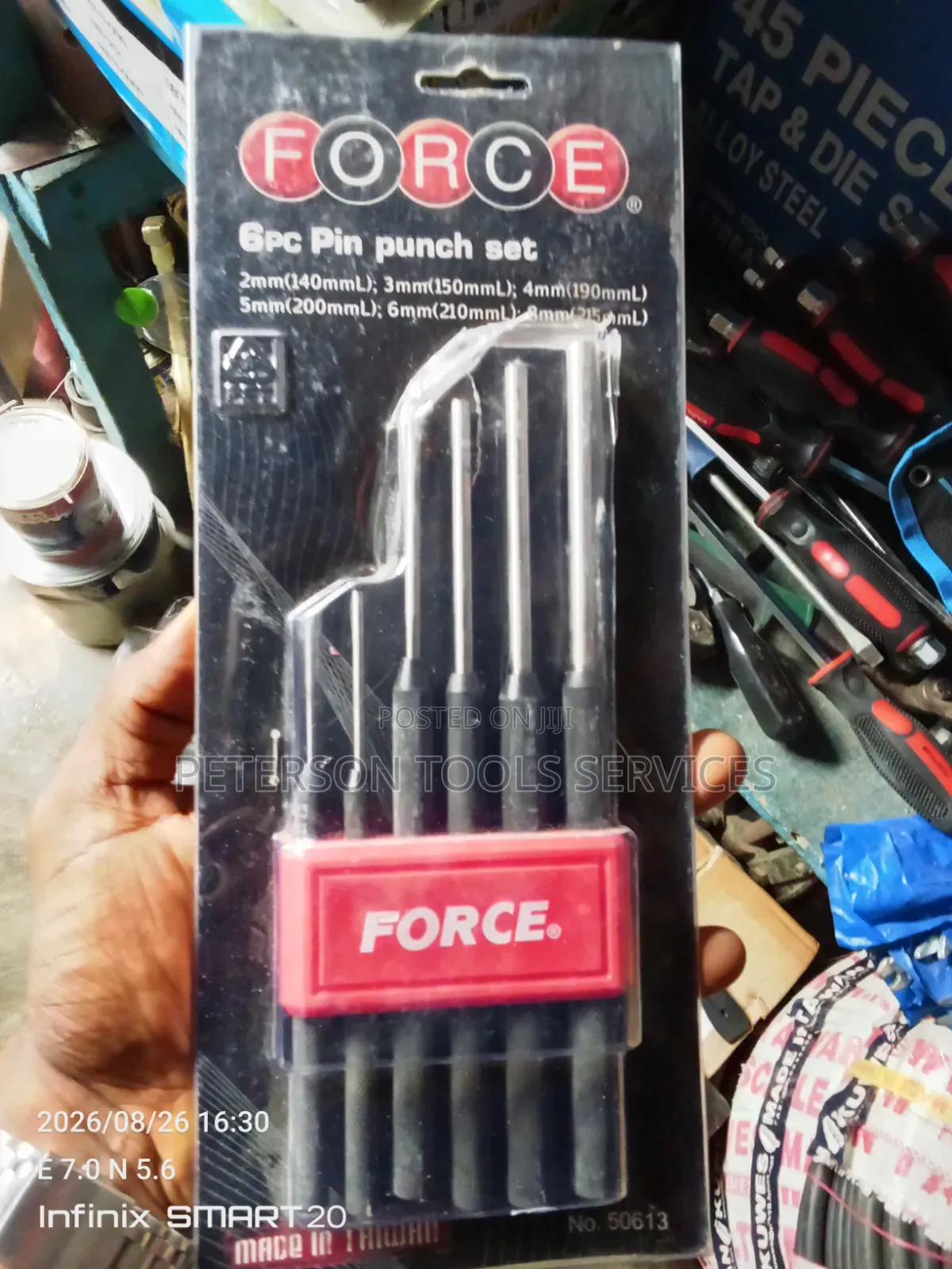 Pin Punch Set FORCE 6 PC