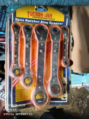 Ratchet Ring Spanner 5 PC