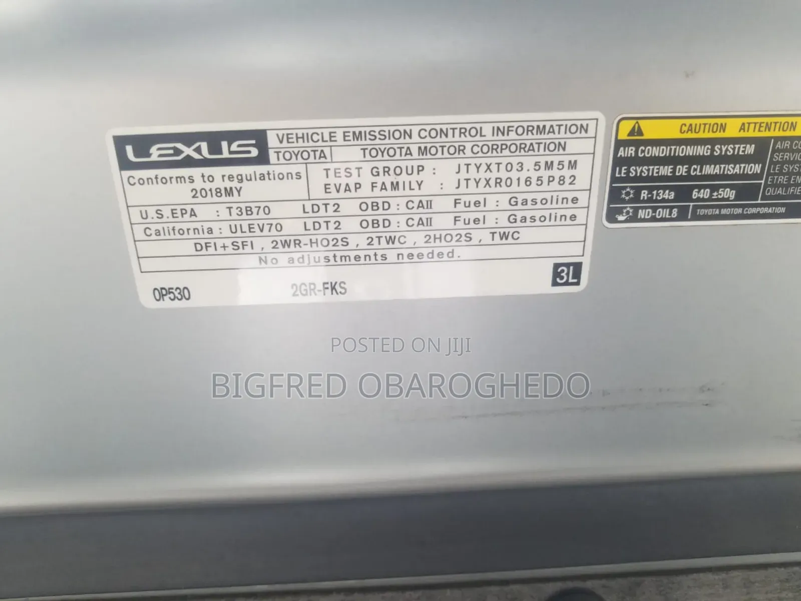 Lexus RX 350 FWD 2018 Silver