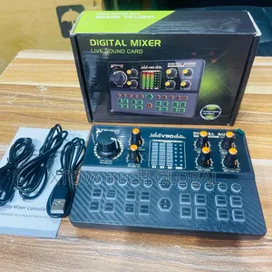 Digital Mixer Live Sound Card With Bluetooth & Effects