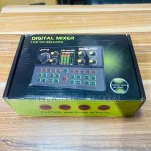 Digital Mixer Live Sound Card With Bluetooth & Effects
