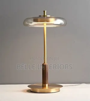 12w Led Copper Table Lamp Brightness  Adjustable  Living Room