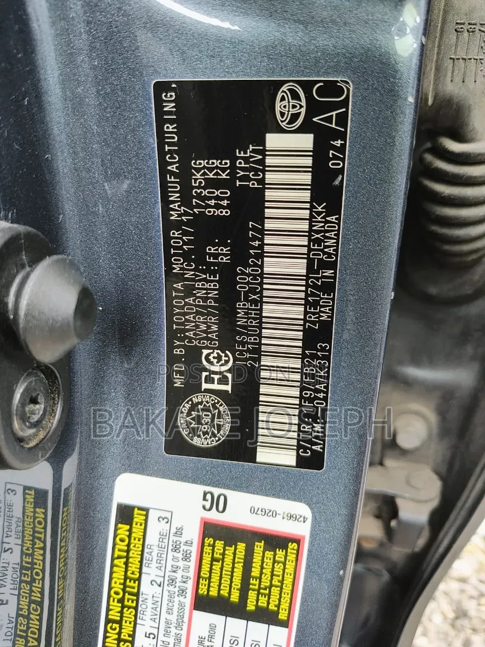 Toyota Corolla 2018 Gray