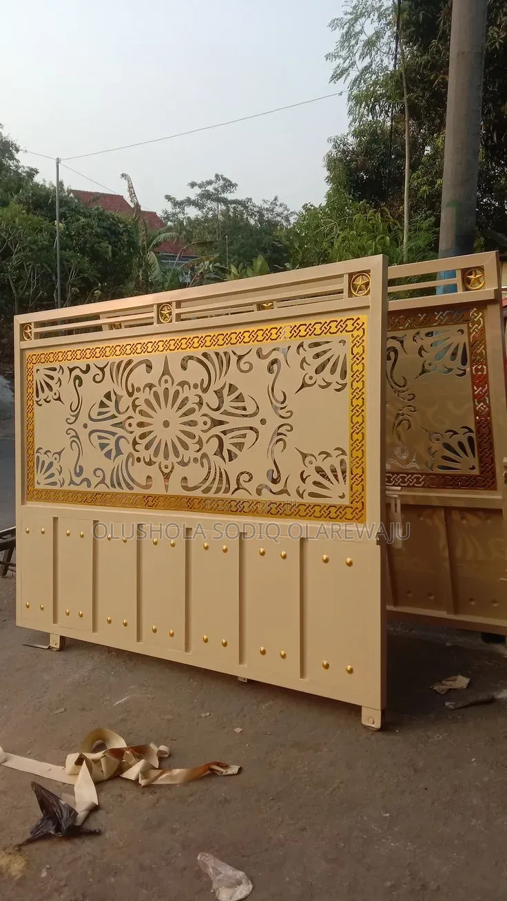 Modern Laser Cut Metal Gates