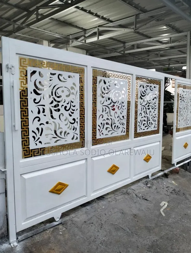 Modern Laser Cut Metal Gates