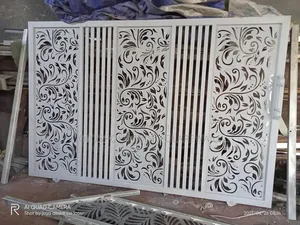 Modern Laser Cut Metal Gates
