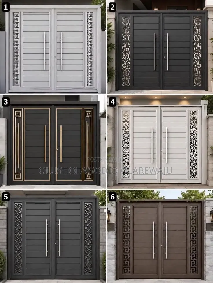 Modern Laser Cut Metal Gates
