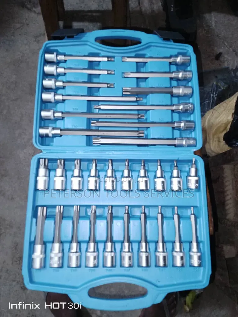 Long and Short Star Allen Socket Set