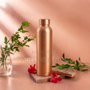 600ml Handcrafted Pure Copper Drinking Water Bottle
