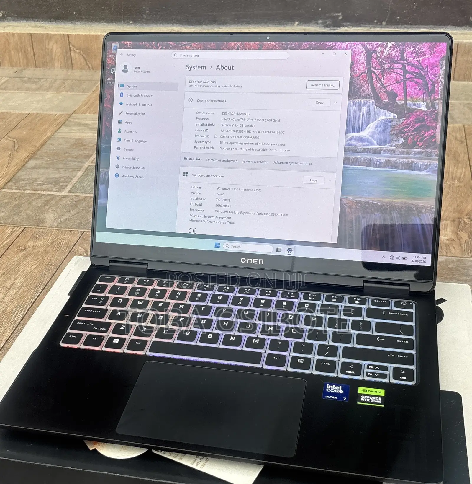 Laptop HP 16GB Intel Core i7 SSD 1T