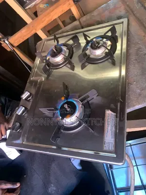 Korean Neatly Used 3 Burners Table Top Gas