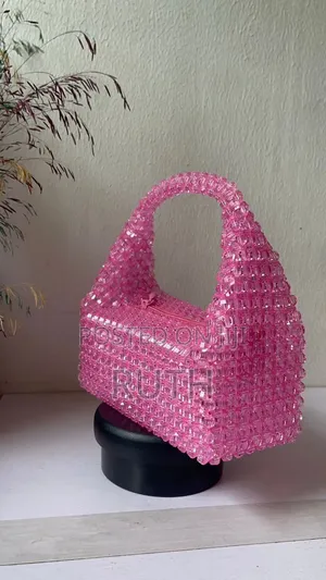 Baby Pink Bead Bag
