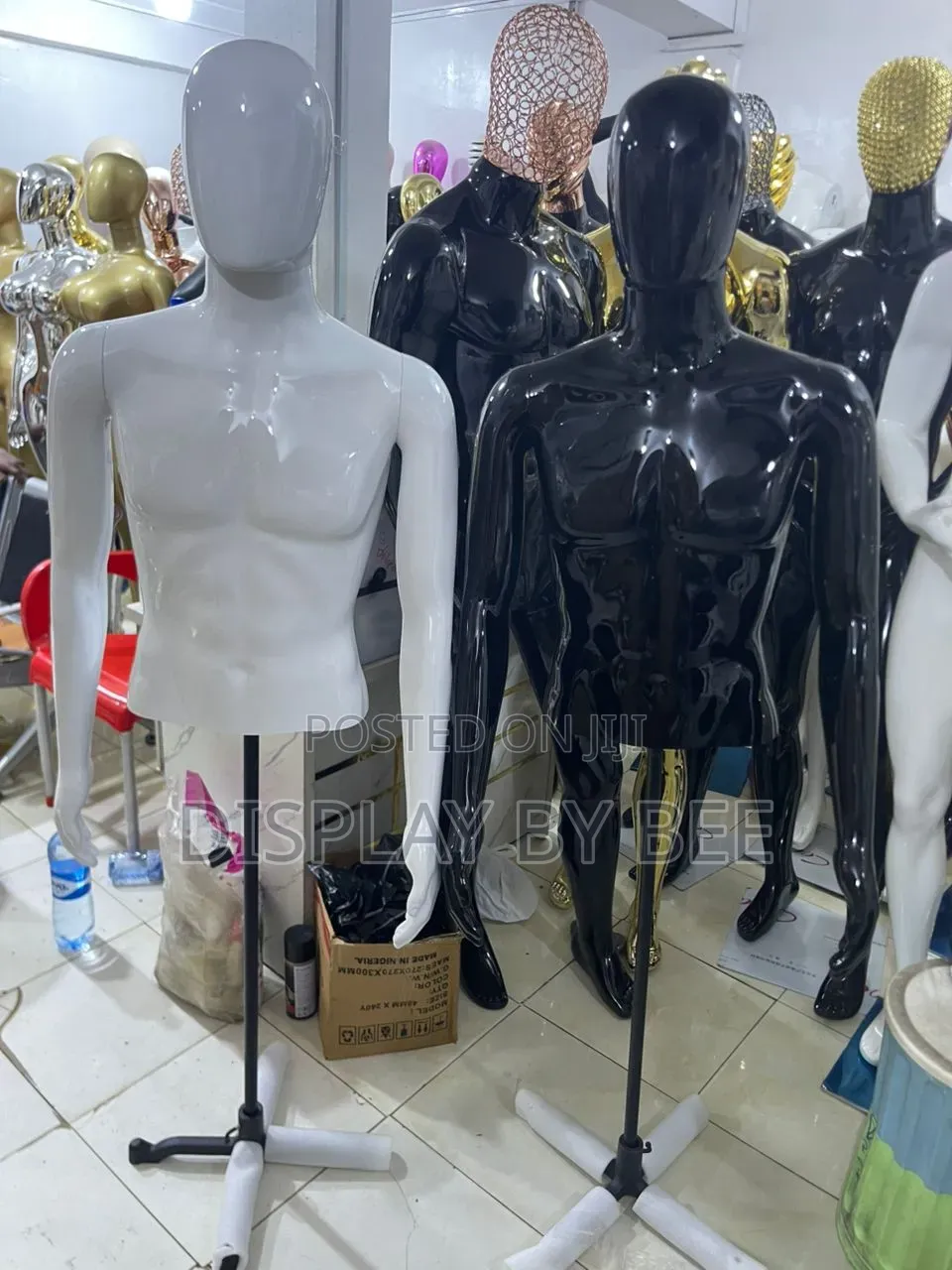 Male Half Body Mannequin