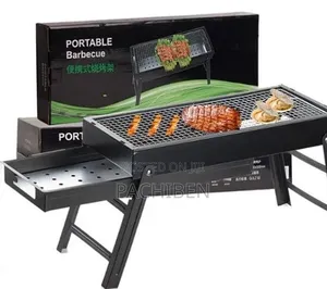 Outdoor Portable Folding Charcoal Barbecue Grill